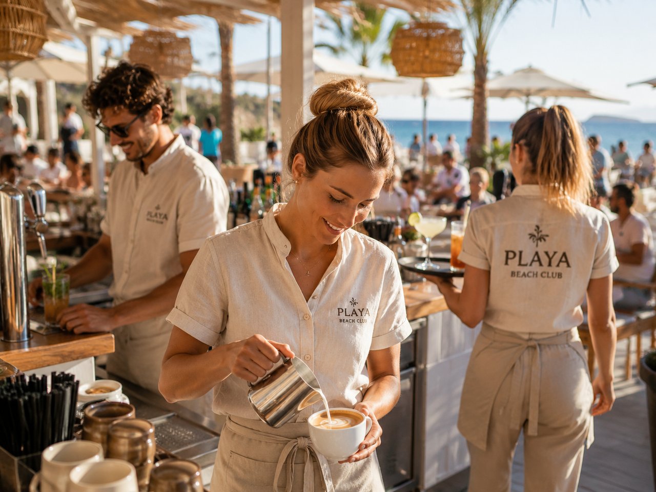 Beach club · Playa de Palma — Un look para 35 grados